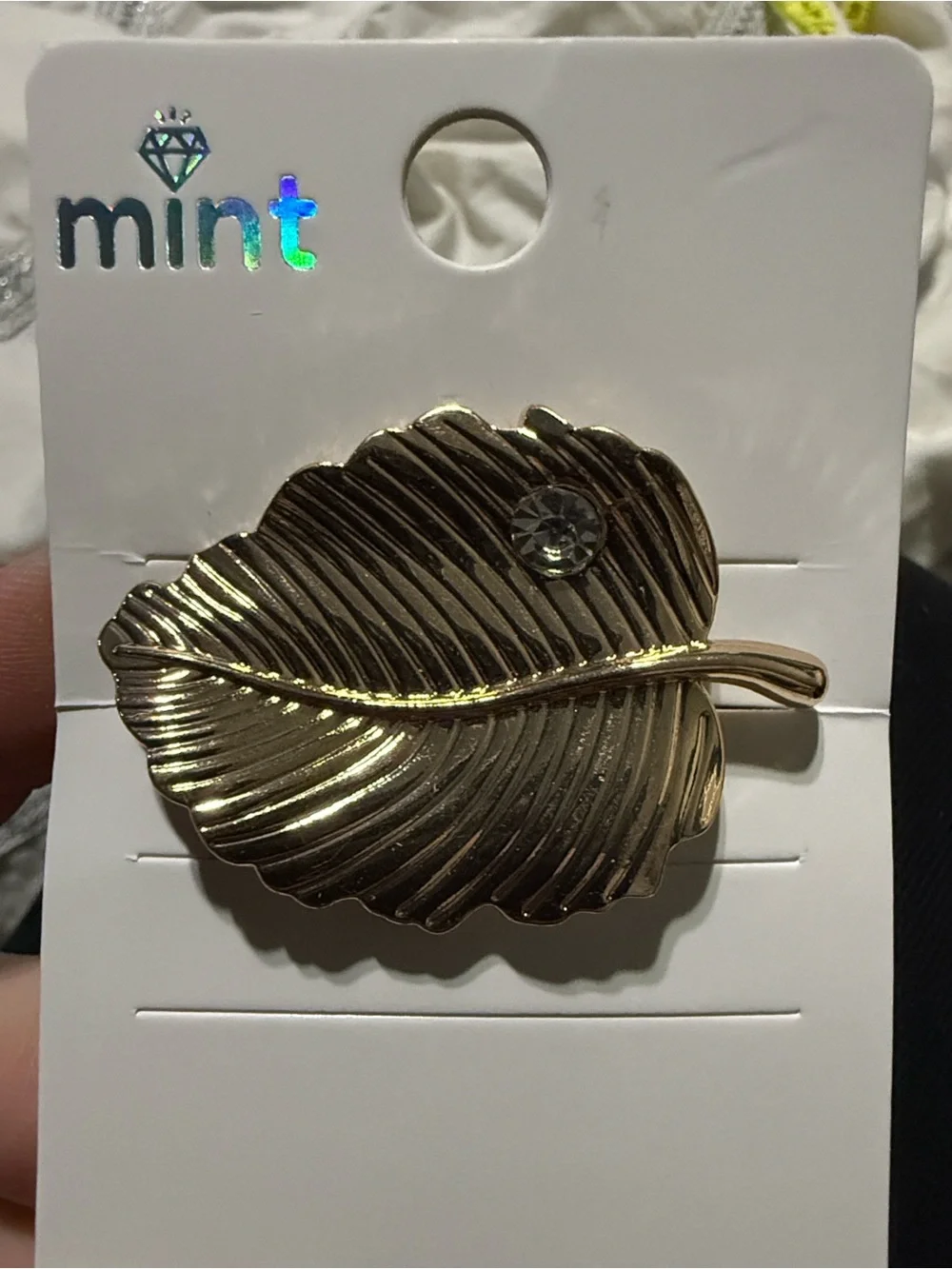 Metal Leaf Hair Ties — Silver and Gold Tones